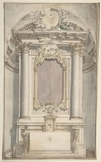 Designs For An Altar In A Niche