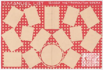Designs For Promotional Material For Opera Singer Emanuel List Drawing For Brochure Page 2