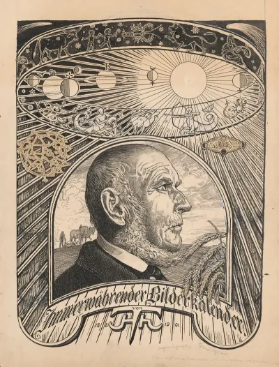 Designs For The Cover Of The Eternal Calendar In Paintings