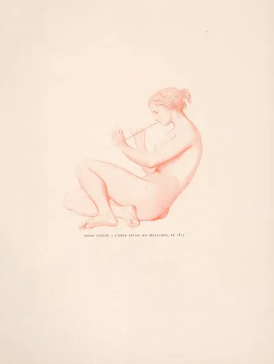 Dessin Execute A Lecole Royale Des Beaux Arls En1847