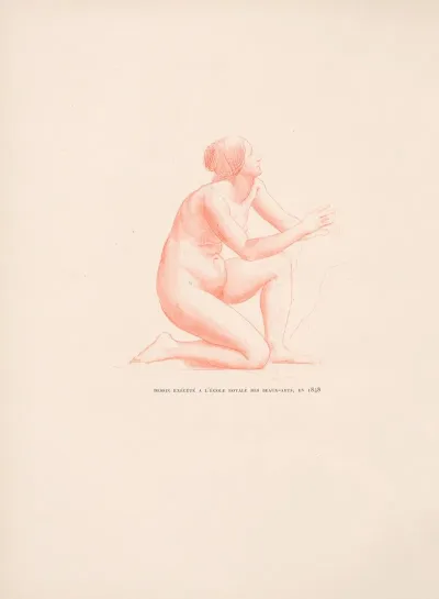 Dessin Execute A Lecole Royale Des Beaux Arts En 1848