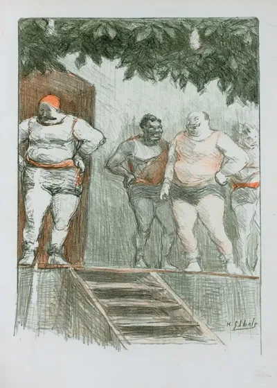 Dessin Original Pour Les Maitres De Laffiche 6