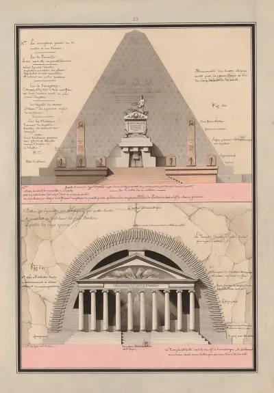 Dessin Qui Represente Avec Des Figures Par Quelles Teintes Et Comment On Doit Laver Les Plans Elevations Et Profils Des Corps Opaques 21