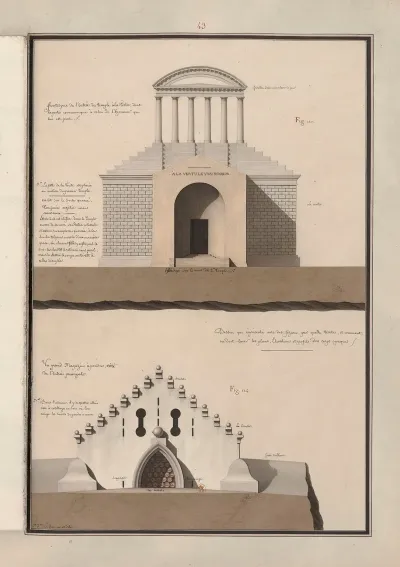 Dessin Qui Represente Avec Des Figures Par Quelles Teintes Et Comment On Doit Laver Les Plans Elevations Et Profils Des Corps Opaques 4