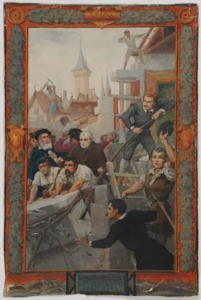 Destruction Du Chateau De La Porte Mars