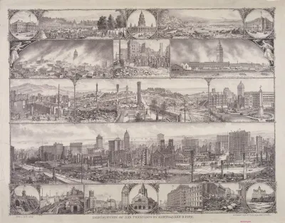 Destruction Of San Francisco By Earthquake Fire