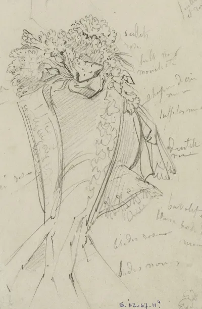Detail De Coiffe Fleurie