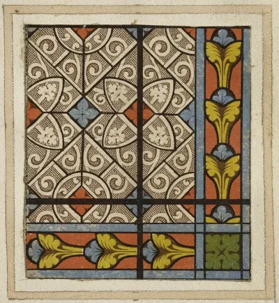 Detail De Fenetre A Vitraux 3