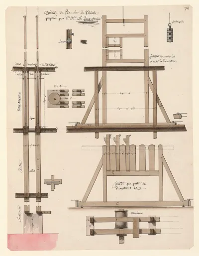 Detail Du Plancher Du Theatre