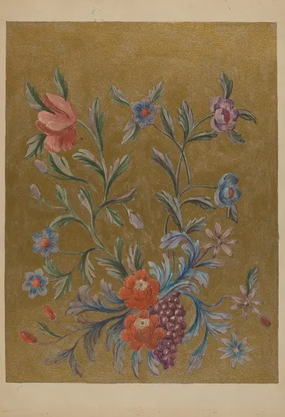Detail Of Painting On Altar Panel