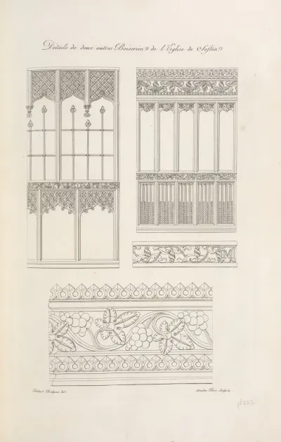 Details De Deux Autres Boiseries De Leglise De Seston