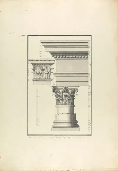 Details Of A Corinthian Order At Geramo