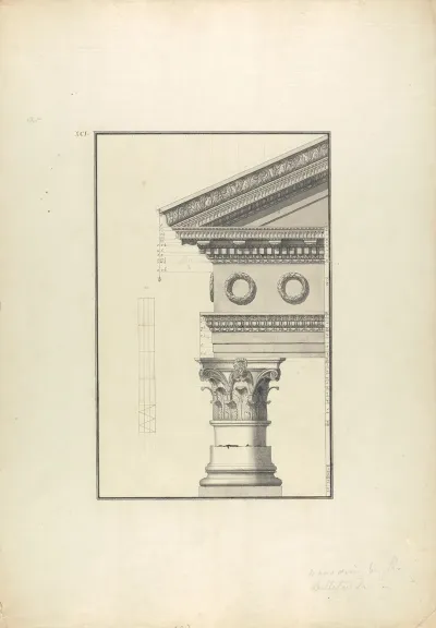 Details Of A Corinthian Order From A Temple At Cnidus