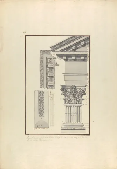 Details Of A Corinthian Temple On The Acropolis Of Pergamon