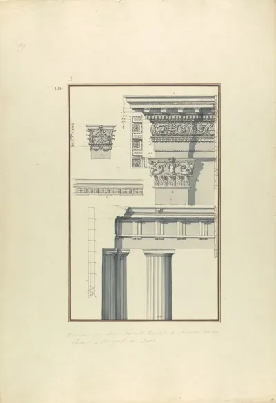 Details Of A Doric Order From Toreh