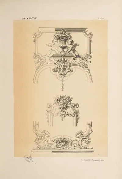 Details Pour Decoration De Lambris Style Louis Xv Genre De Blondel
