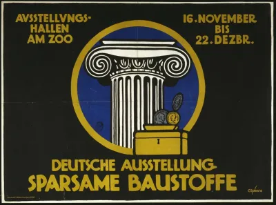 Deutsche Ausstellung Sparsame Baustoffe Ausstellungshallen Am Zoo 16 November Bis 22 Dezbr