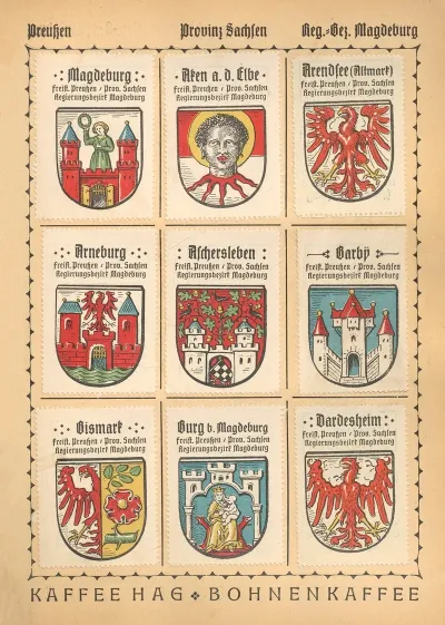 Deutsche Ortswappen German Municipal Coats Of Arms Pl 13