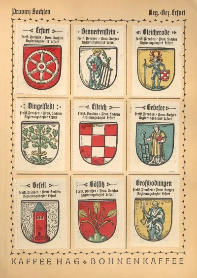 Deutsche Ortswappen German Municipal Coats Of Arms Pl 17