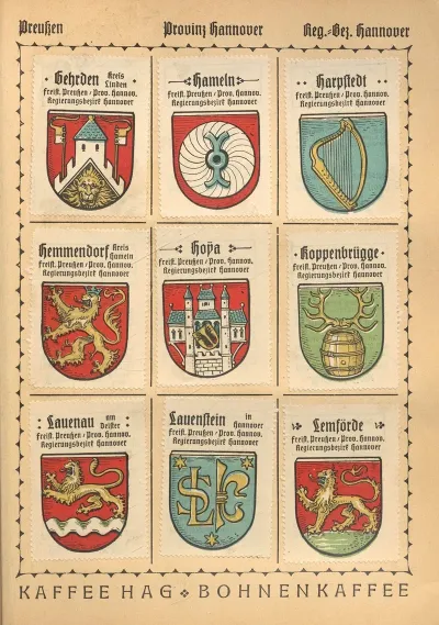 Deutsche Ortswappen German Municipal Coats Of Arms Pl 21