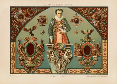 Deutsche Renaissance Bemalte Plastik 2