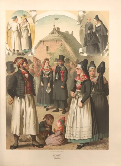 Deutsche Volkstrachten Pl 02