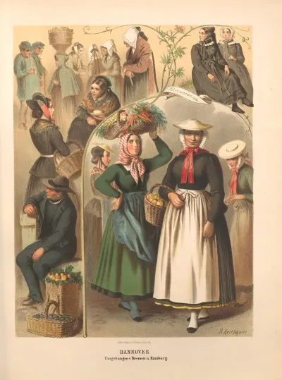 Deutsche Volkstrachten Pl 06