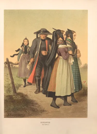 Deutsche Volkstrachten Pl 07