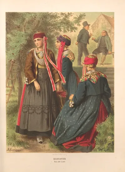 Deutsche Volkstrachten Pl 08
