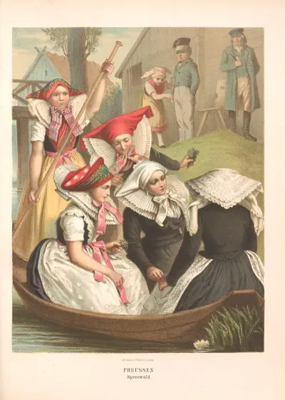 Deutsche Volkstrachten Pl 12