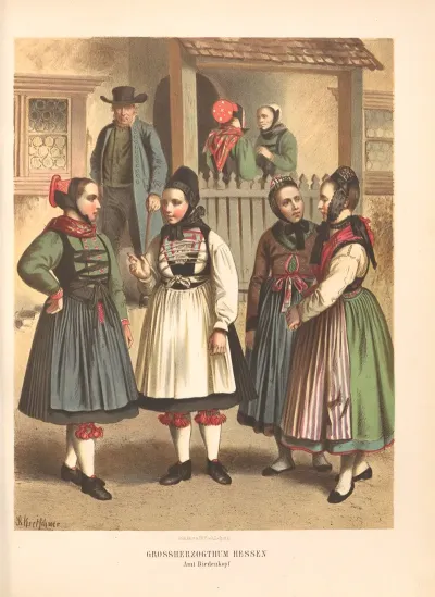 Deutsche Volkstrachten Pl 20