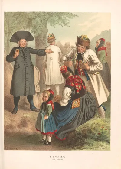 Deutsche Volkstrachten Pl 24