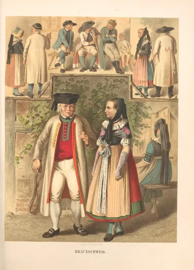 Deutsche Volkstrachten Pl 30