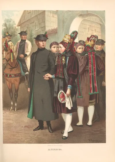 Deutsche Volkstrachten Pl 32