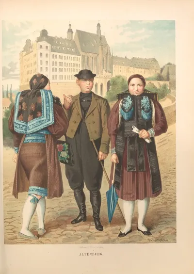 Deutsche Volkstrachten Pl 33