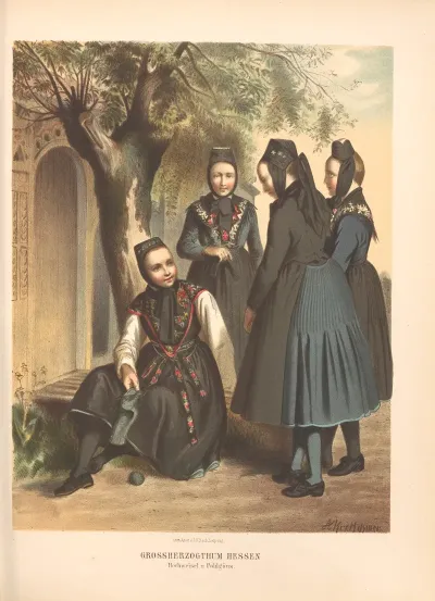 Deutsche Volkstrachten Pl 35
