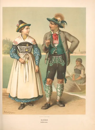Deutsche Volkstrachten Pl 38