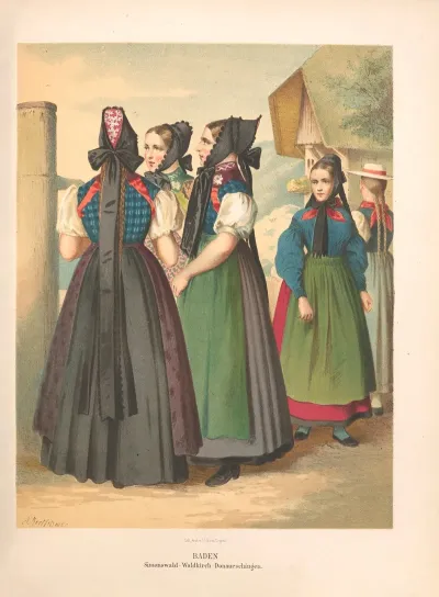 Deutsche Volkstrachten Pl 52