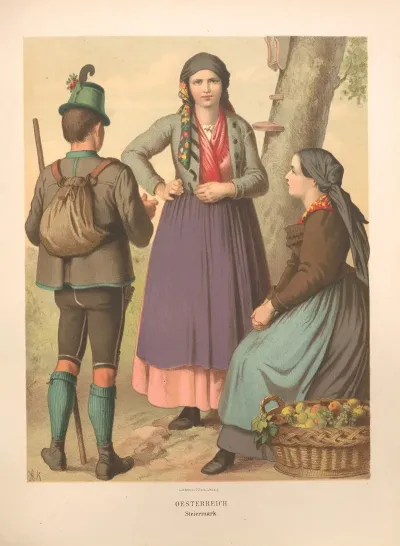 Deutsche Volkstrachten Pl 64