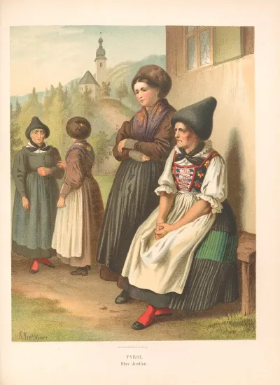 Deutsche Volkstrachten Pl 70