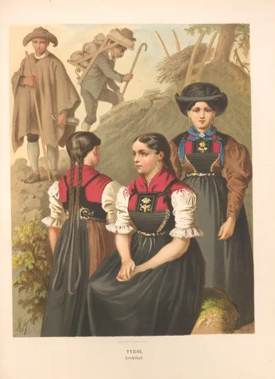 Deutsche Volkstrachten Pl 77