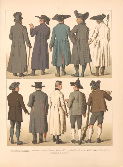 Deutsche Volkstrachten Pl 87