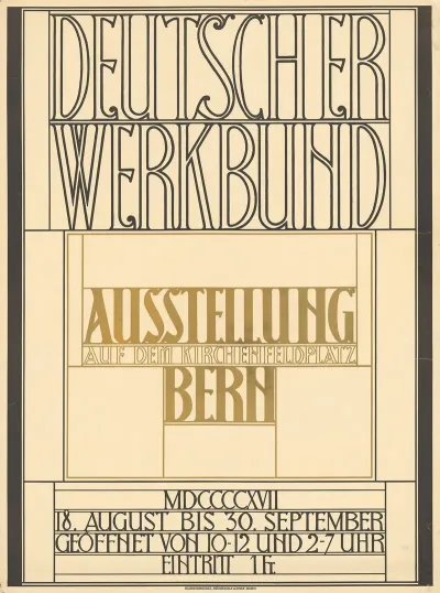 Deutscher Werkbund Ausstellung Bern