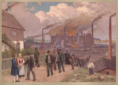 Deutsches Land Blast Furnace In The Rhine Westphalia Industrial Area