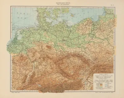 Deutsches Reich Fluss Und Gebirgskchrte