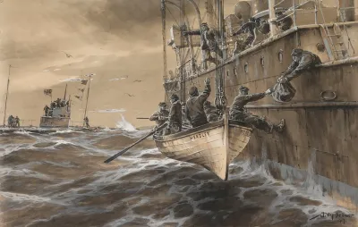 Deutsches U Boot Begegnet Britischer U Boot Falle Headley