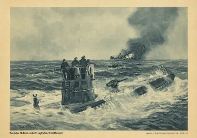 Deutsches U Boot Versenkt Englischen Frachtdampfer