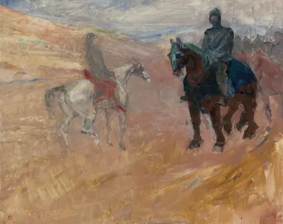 Deux Chevaliers En Armure