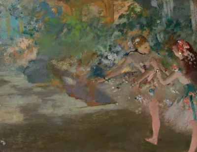 Deux Danseuses Sur La Scene
