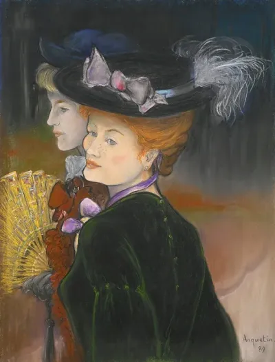 Deux Elegantes Aux Bois